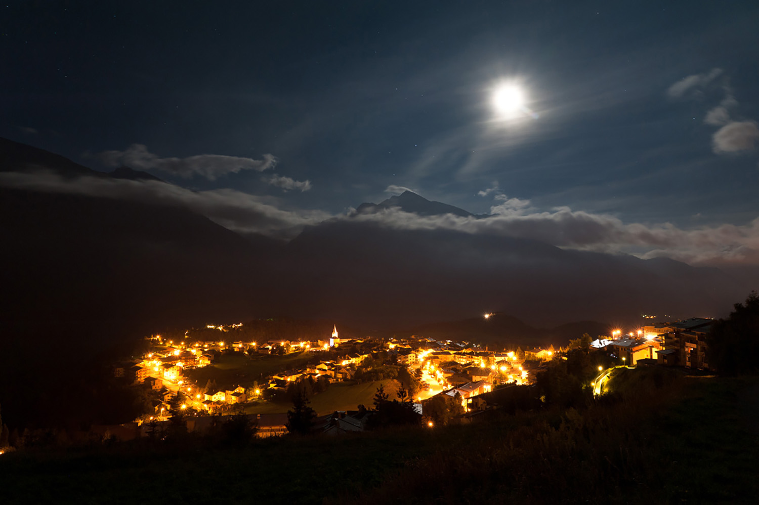 aussois de nuit